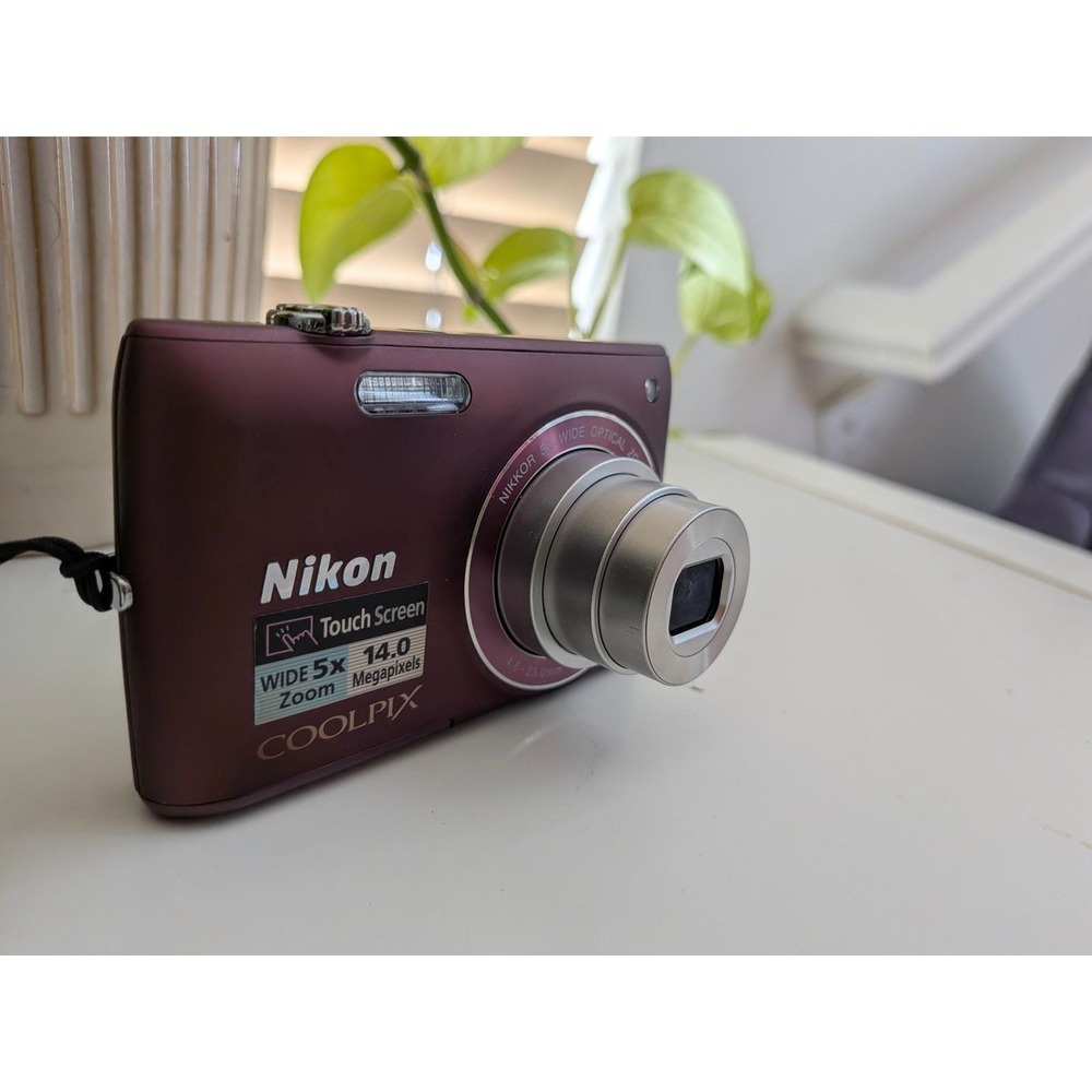 Nikon Digicam‎ Coolpix S4100 Digital Camera Plum Purple Y2K *Tested & Working*